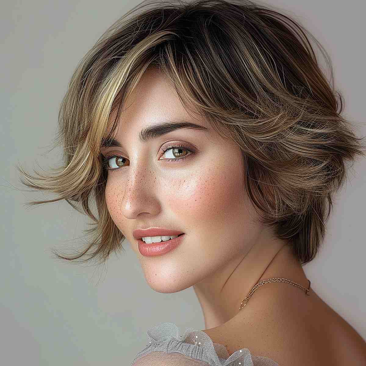 42 Flattering Short Hairstyles for Long Faces in 2025