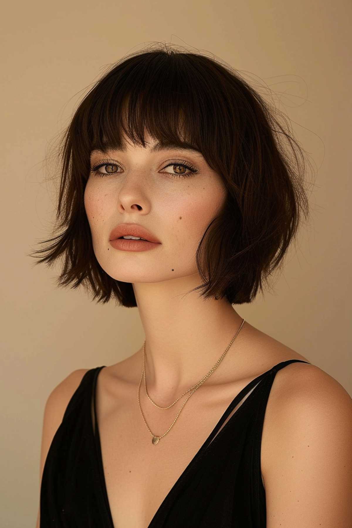 42 Flattering Short Hairstyles for Long Faces in 2025