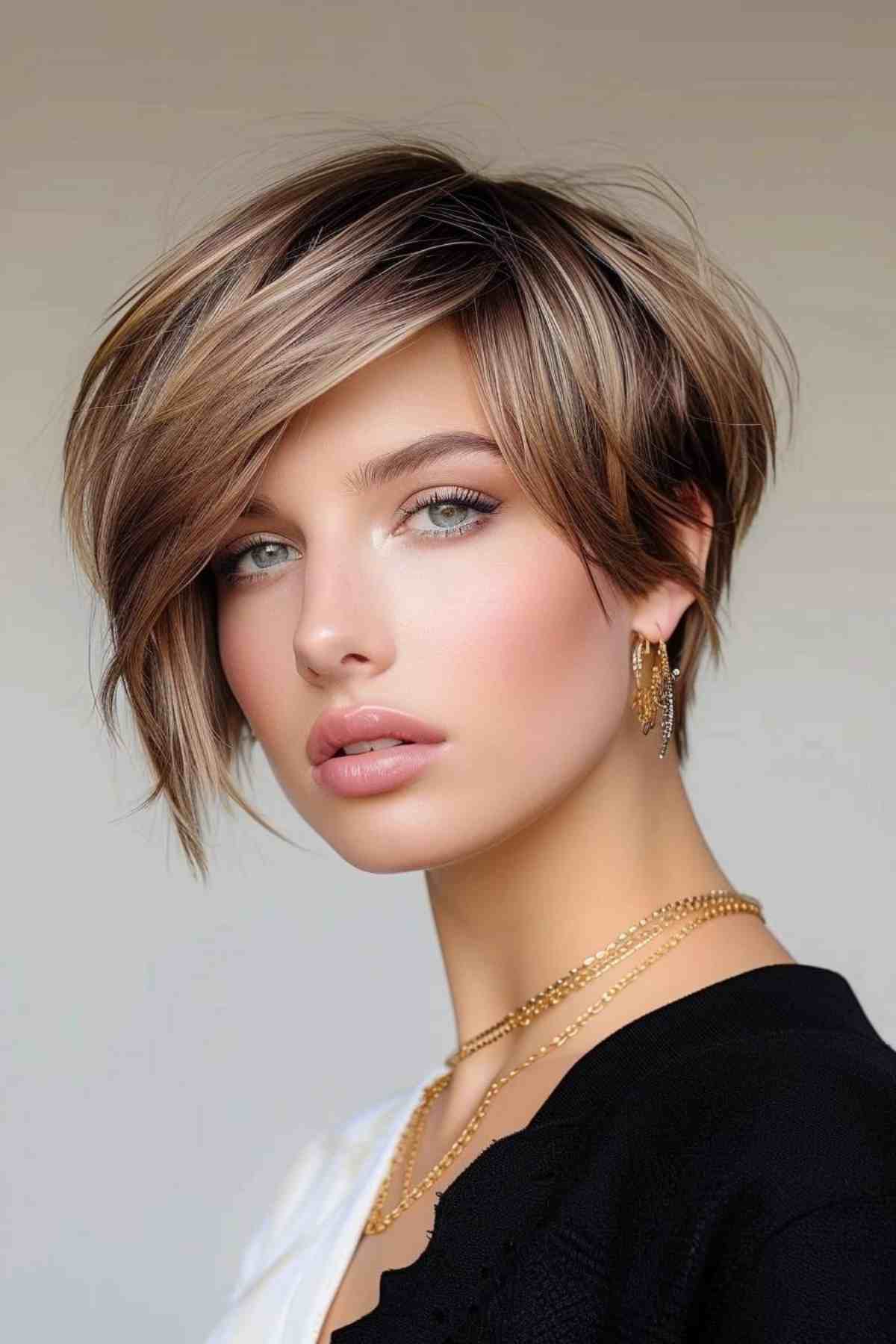 42 Flattering Short Hairstyles for Long Faces in 2025