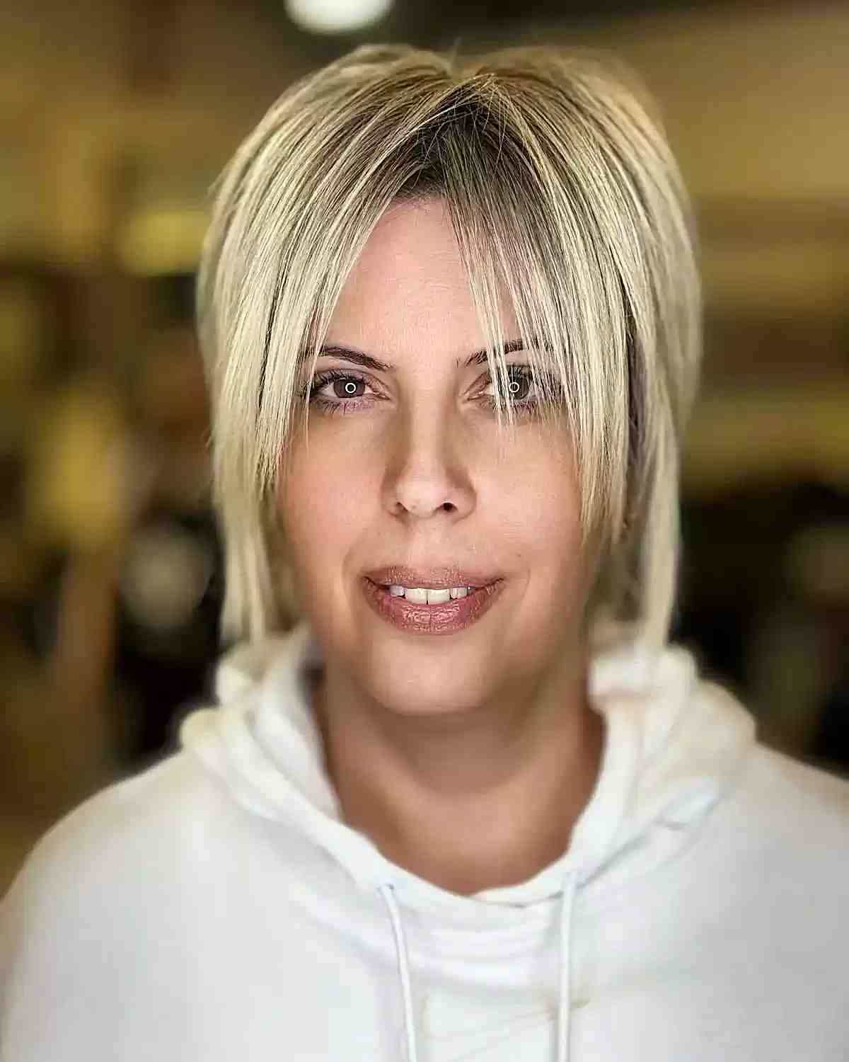 42 Flattering Short Hairstyles for Long Faces in 2025