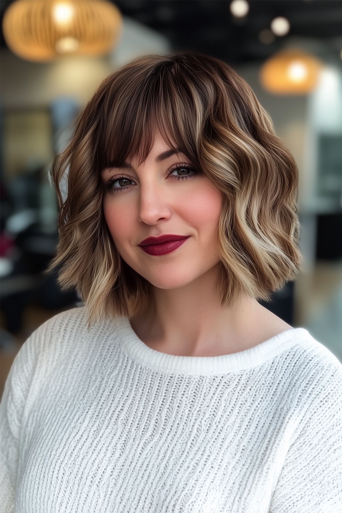 42 Flattering Short Hairstyles for Long Faces in 2025