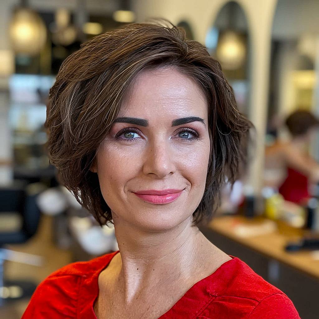 15+ Stylish Short Shaggy Haircuts for Women Over 40 in 2025