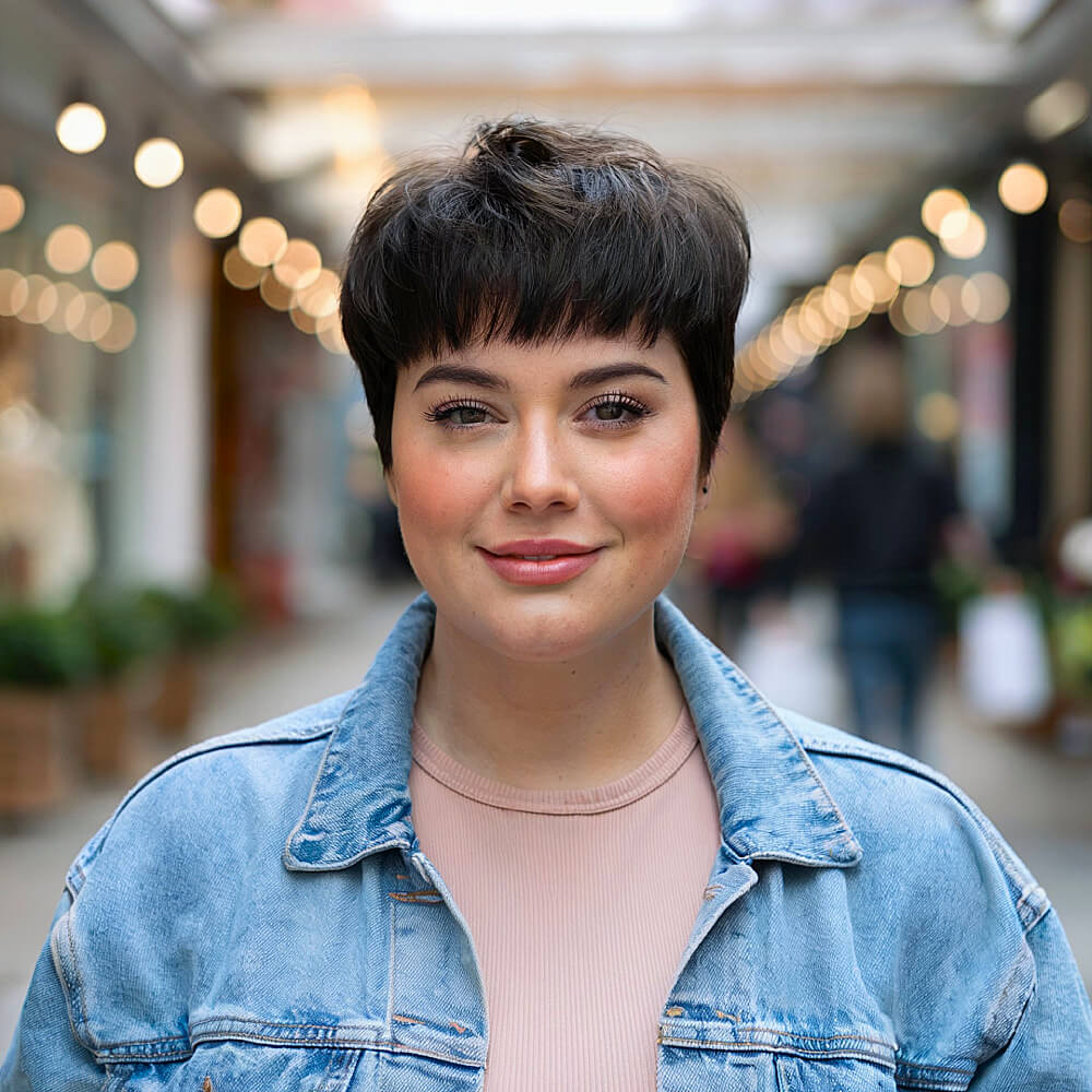 15+ Chic Pixie Cuts That Complement Chubby Faces in 2025