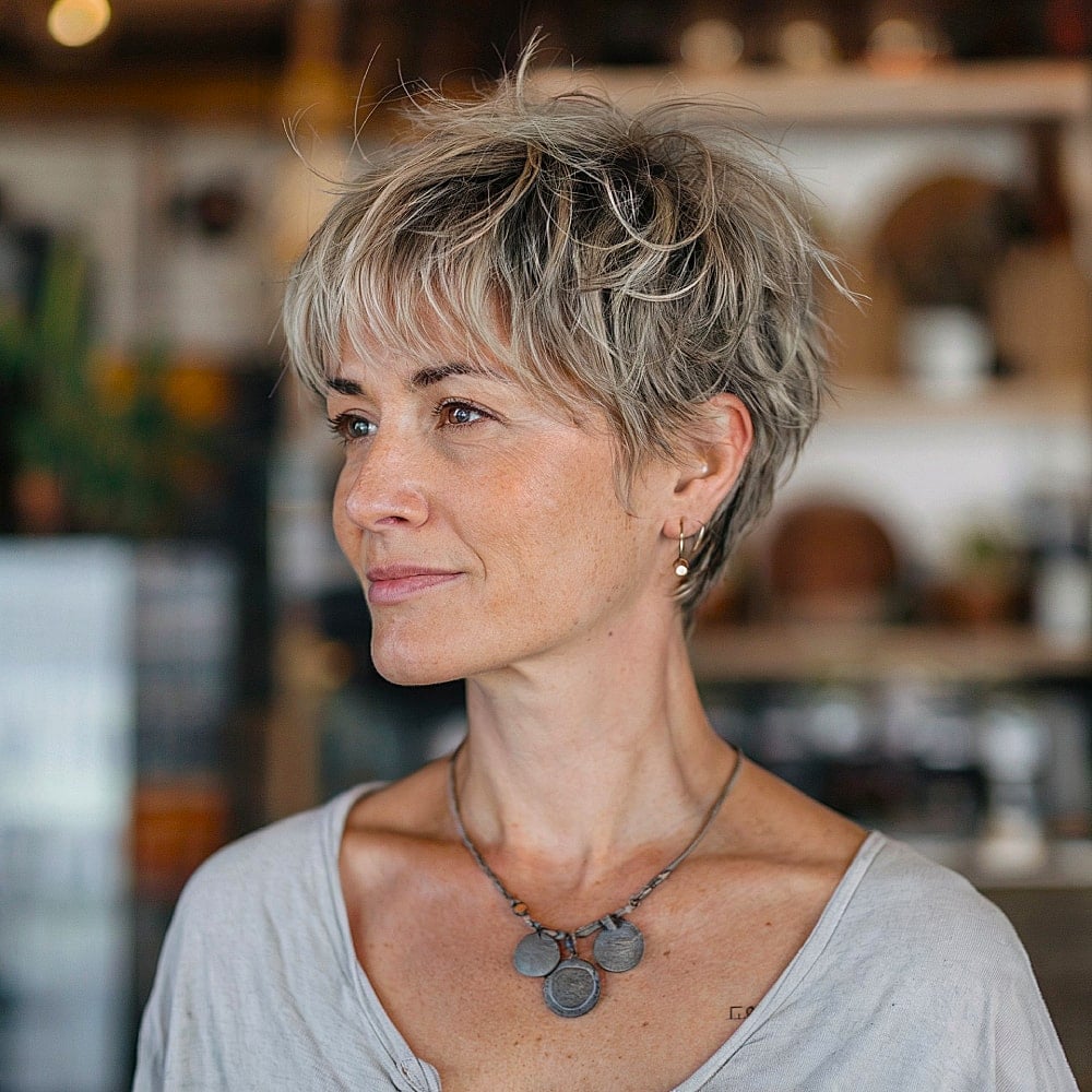 15+ Stylish Pixie Shag Haircuts for Women Over 40 to Try in 2025