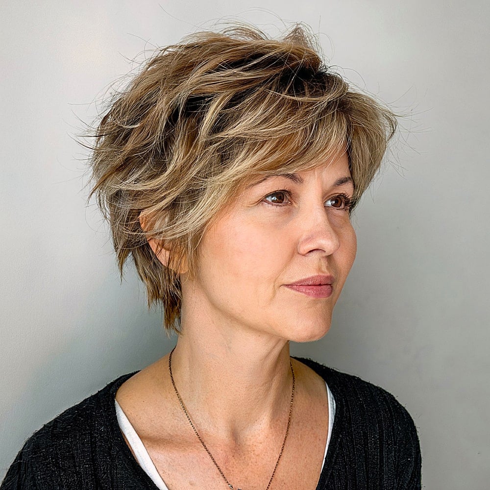 15+ Stylish Pixie Shag Haircuts for Women Over 40 to Try in 2025