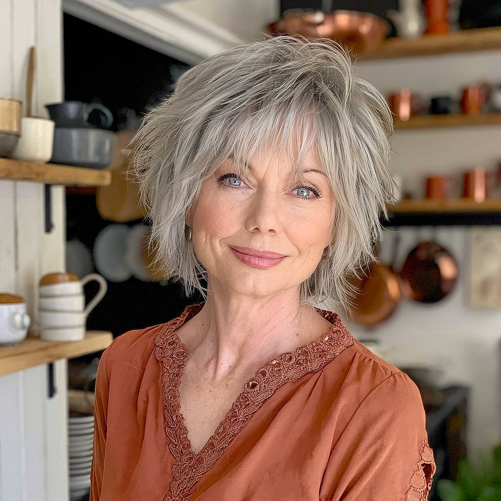 20+ Fabulous Short Shaggy Haircuts for Women Over 70 in 2025