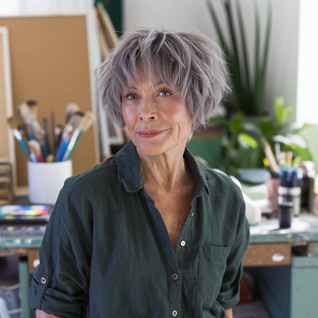 20+ Fabulous Short Shaggy Haircuts for Women Over 70 in 2025