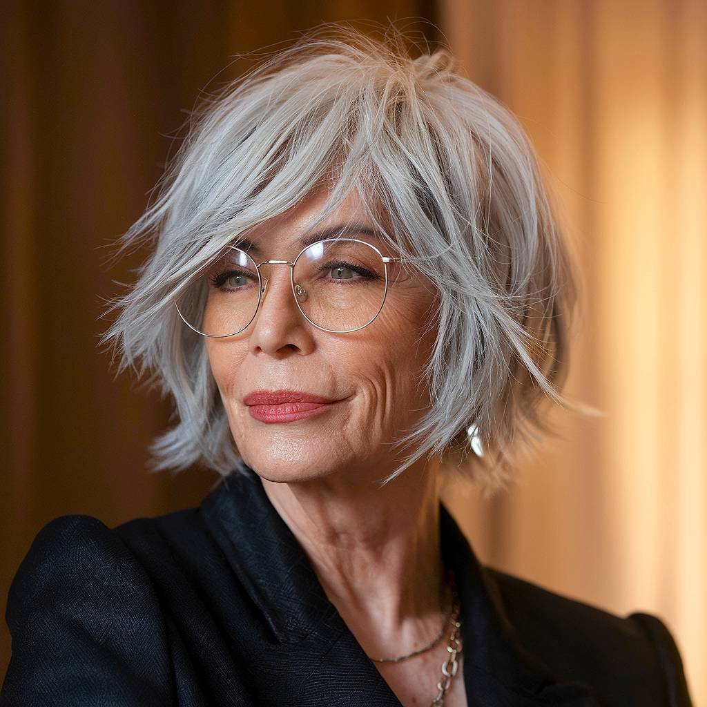 20+ Fabulous Short Shaggy Haircuts for Women Over 70 in 2025
