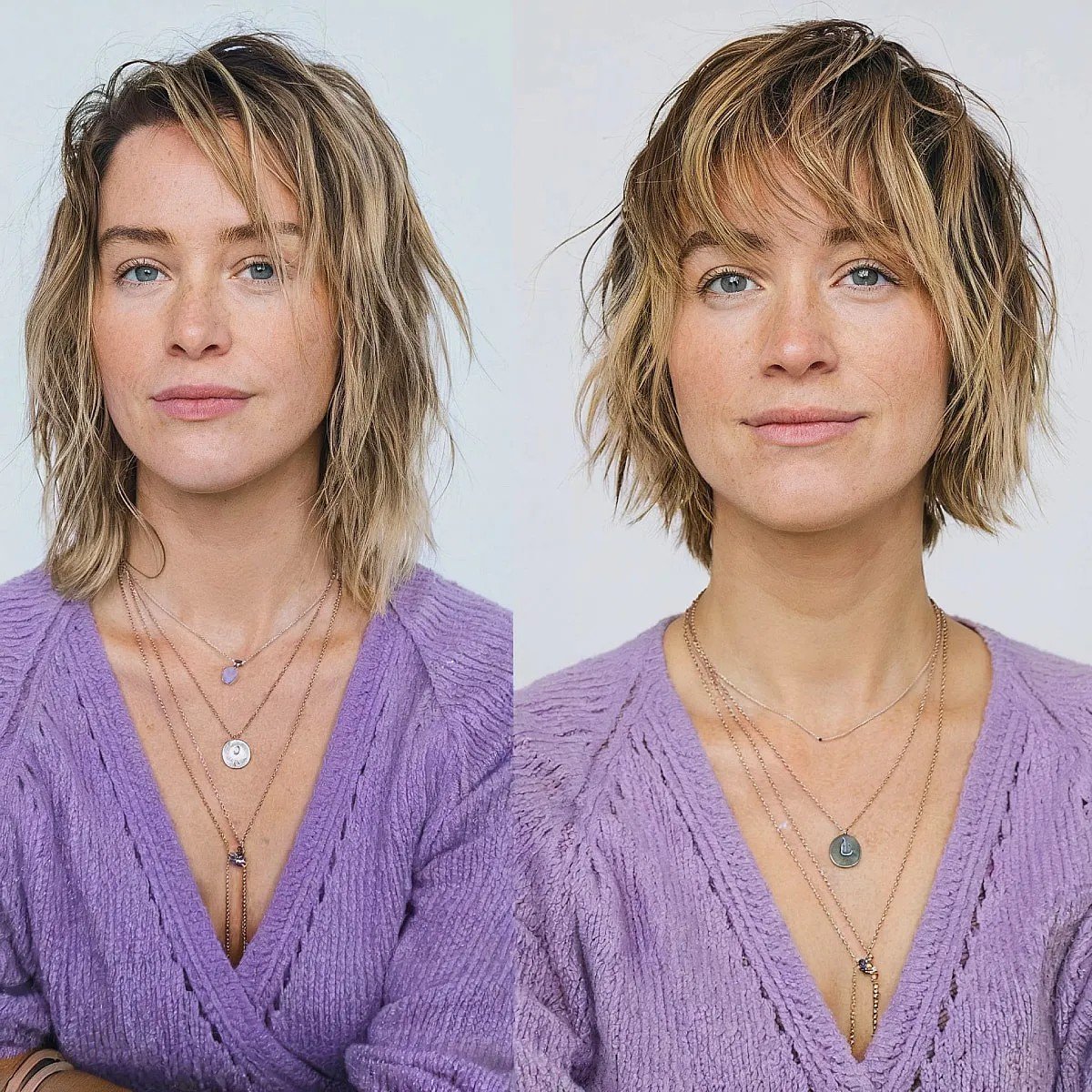 22 Chin-Length Wavy Hair Ideas for Beachy-Chic Look