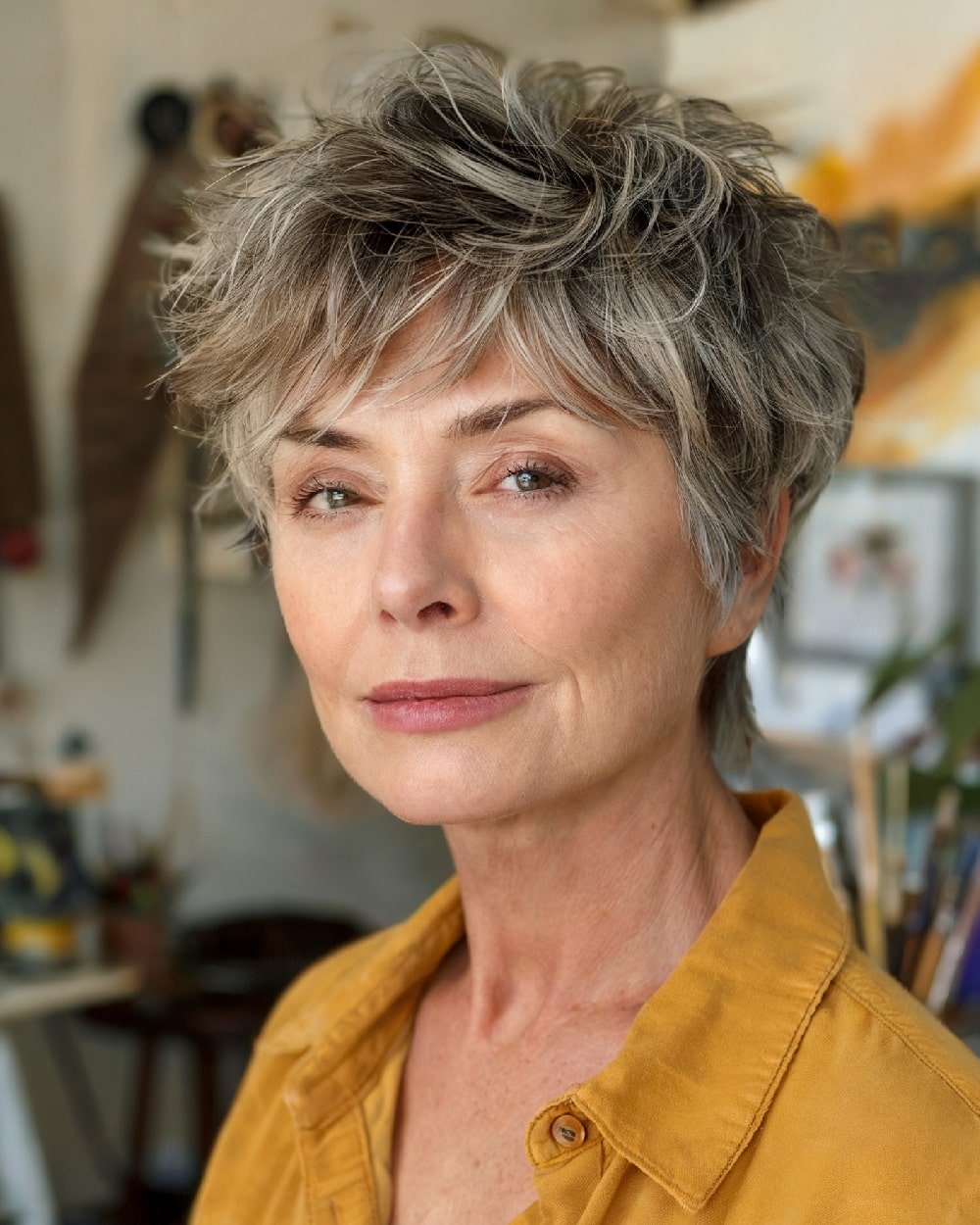 20+ Stylish Choppy Pixie Styles for Women 50+ this 2025
