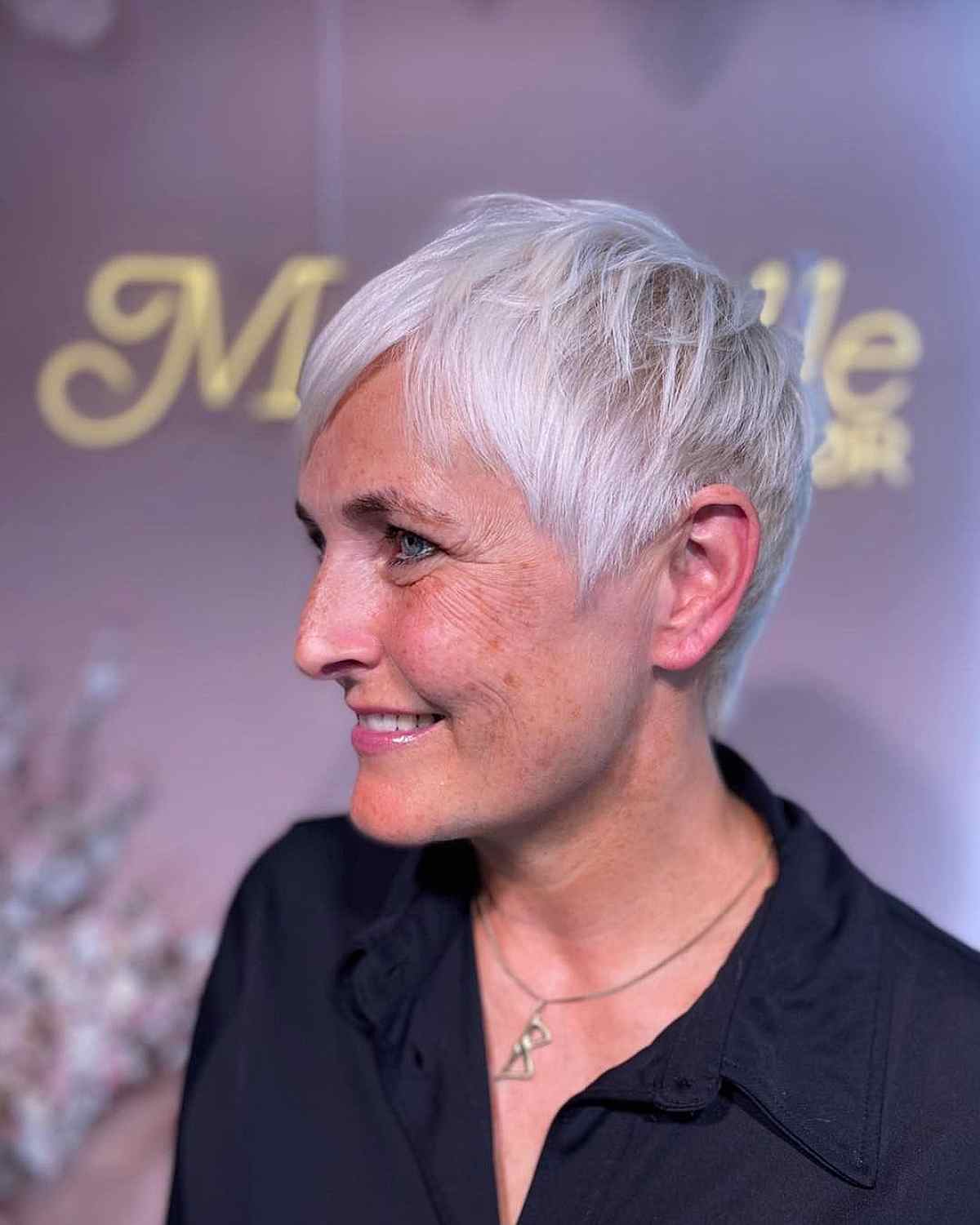 33 Volumizing Pixie Cuts for Women Over 50 with Fine & Thin Hair