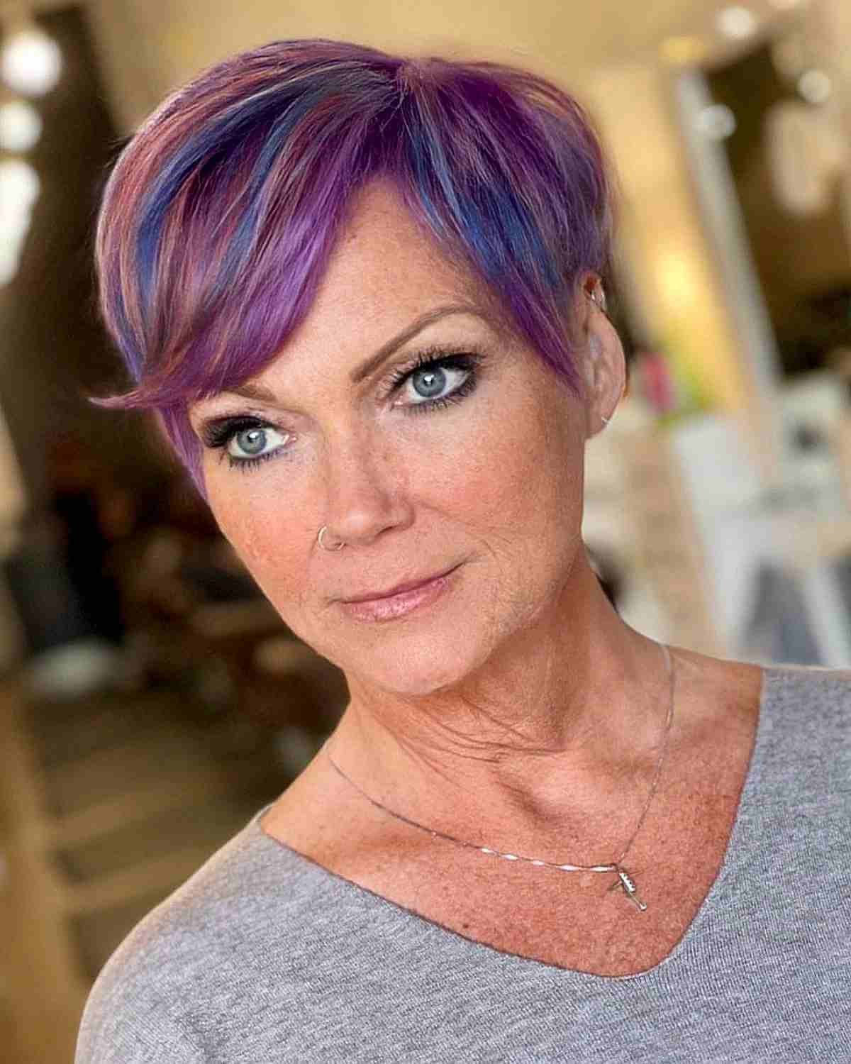 43 Trendiest Pixie Haircuts for Women Over 50