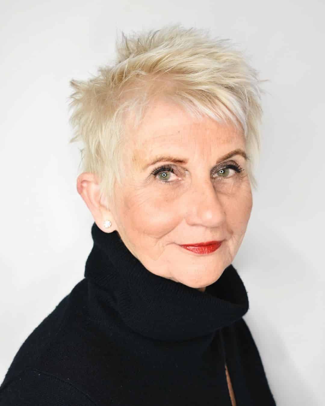 43 Trendiest Pixie Haircuts for Women Over 50