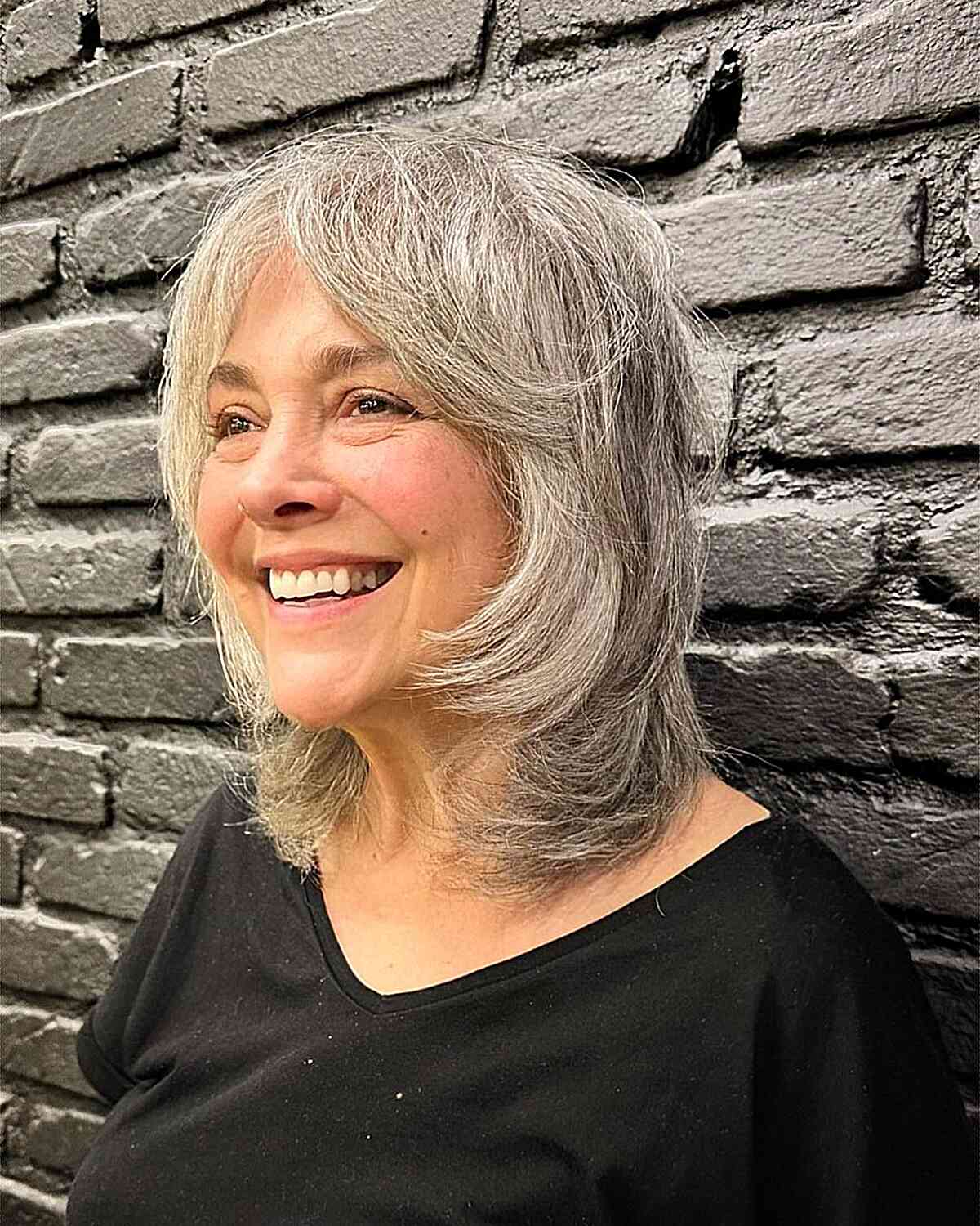 43 On-Trend Ways to Get a Shag with Curtain Bangs