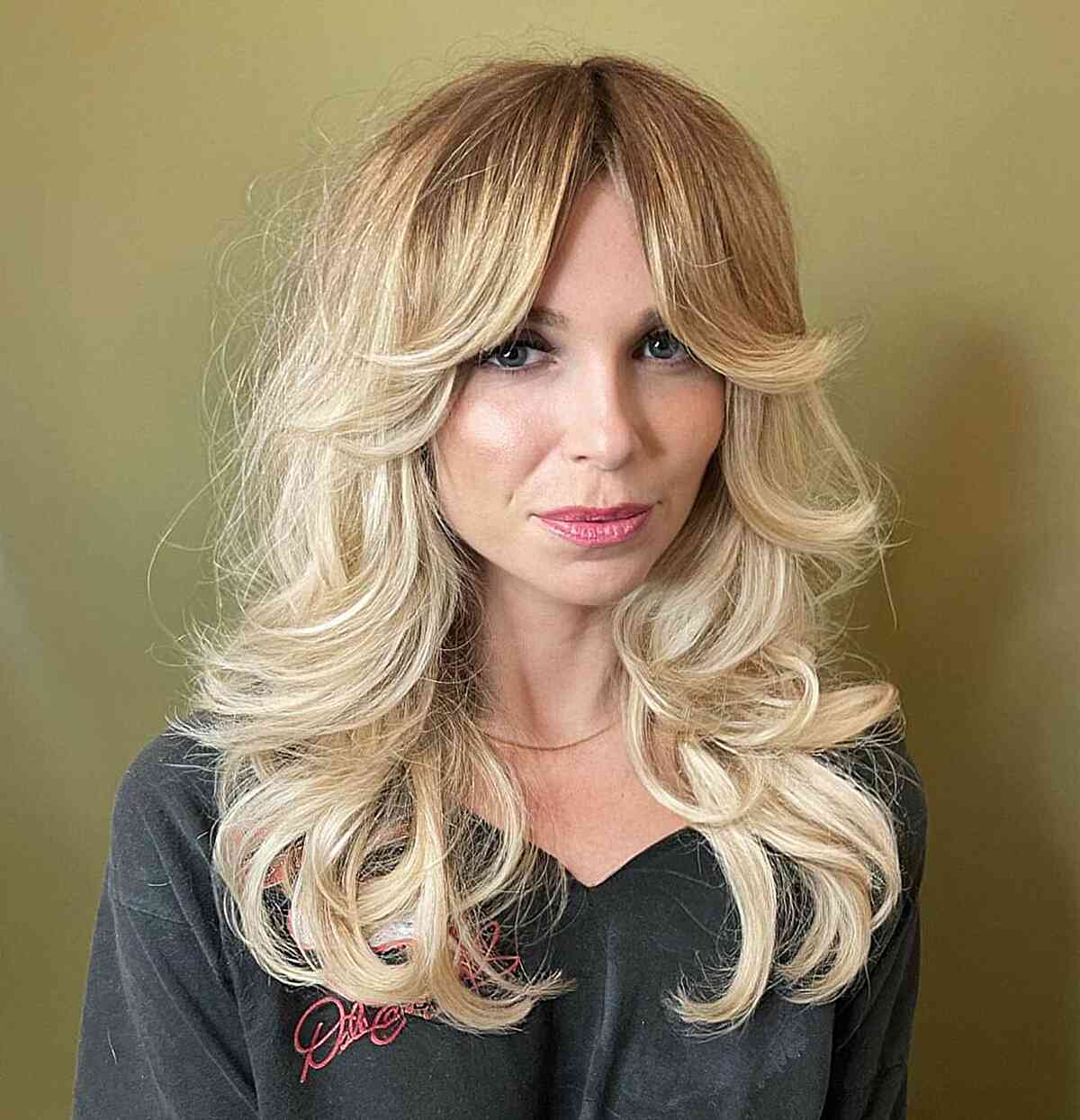 43 On-Trend Ways to Get a Shag with Curtain Bangs