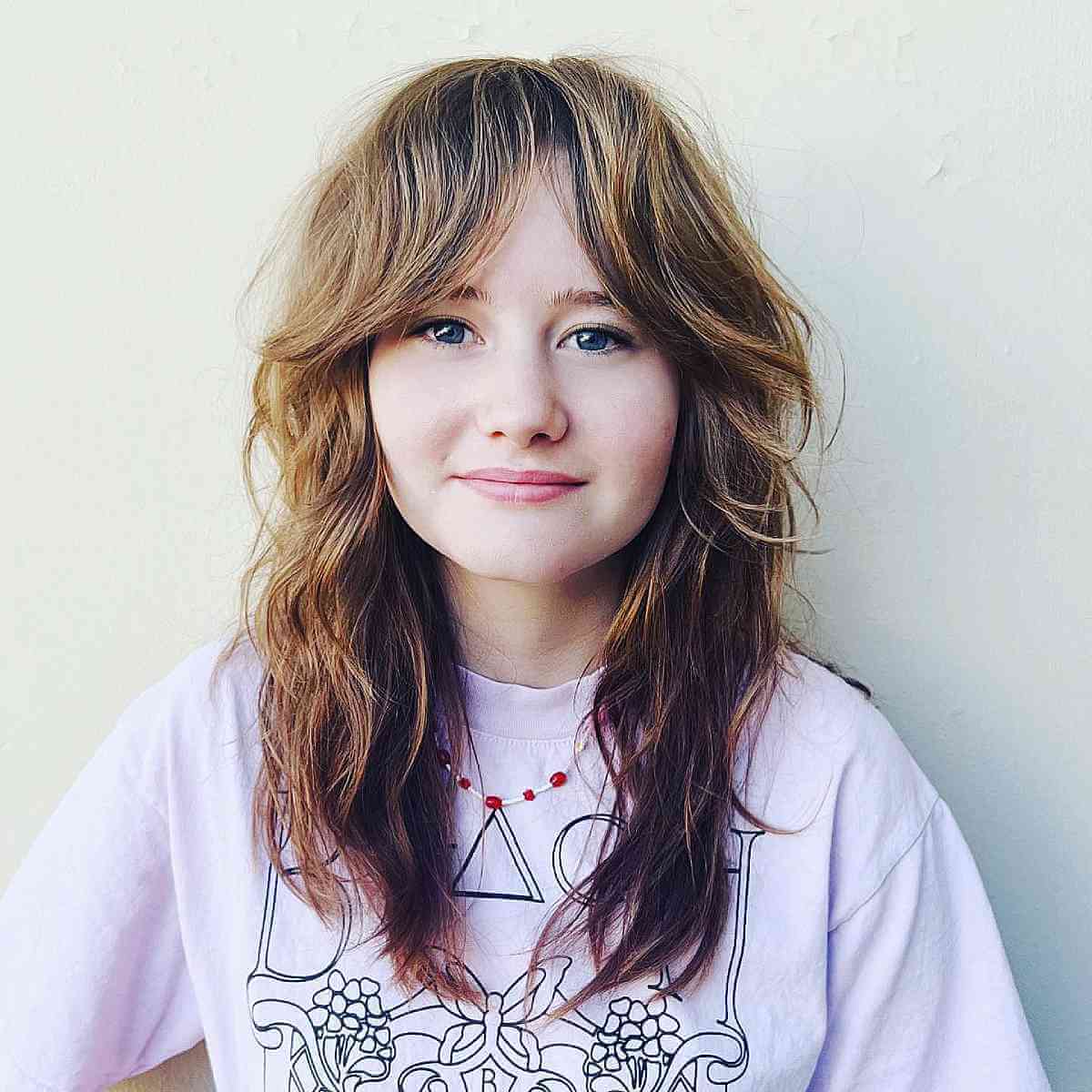 43 On-Trend Ways to Get a Shag with Curtain Bangs