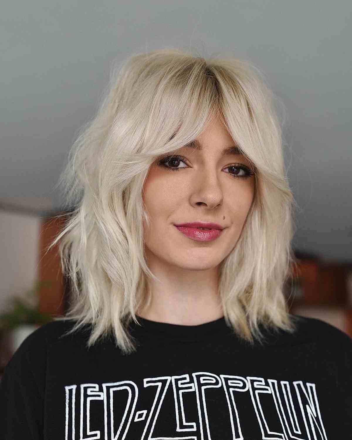 43 On-Trend Ways to Get a Shag with Curtain Bangs
