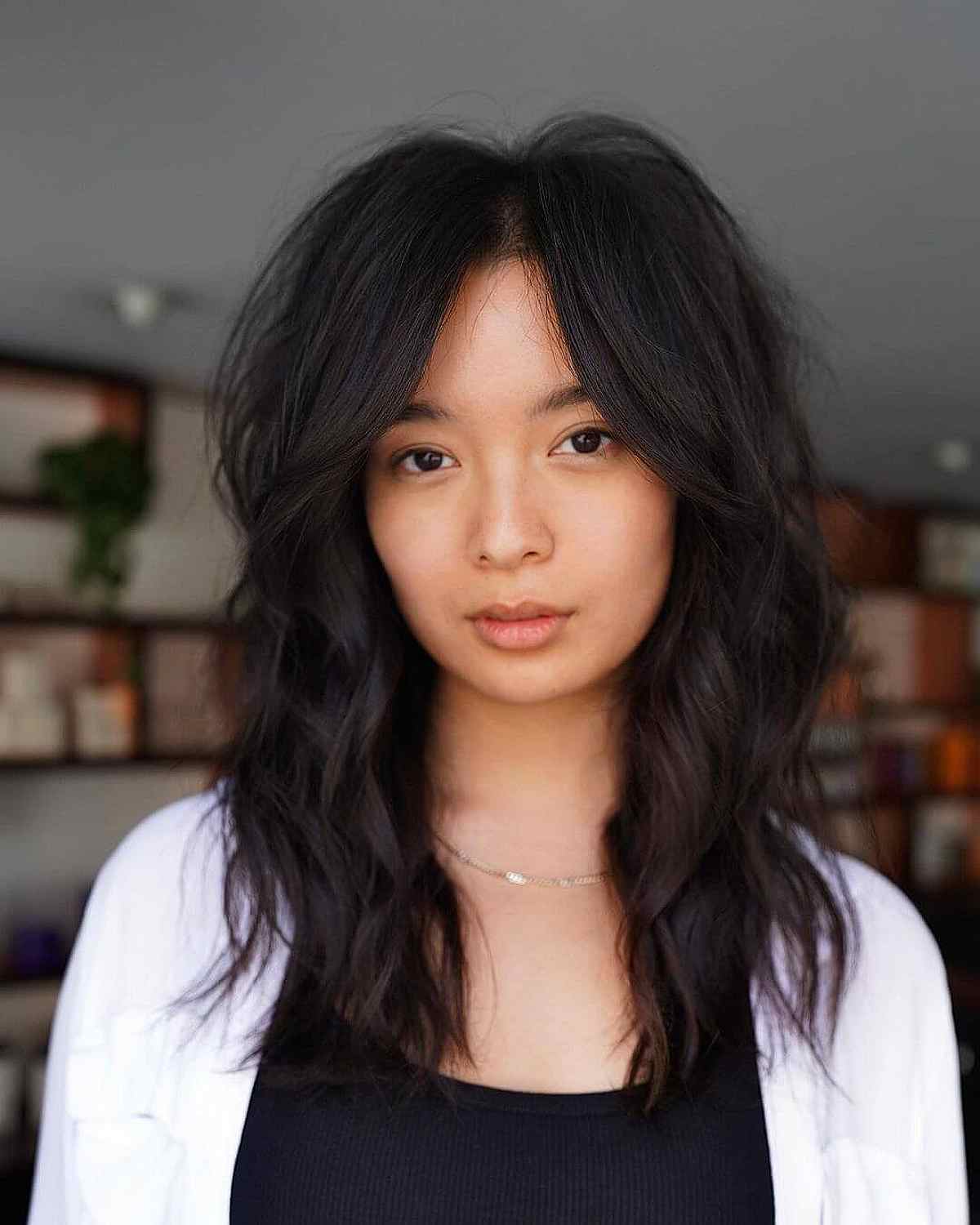 43 On-Trend Ways to Get a Shag with Curtain Bangs