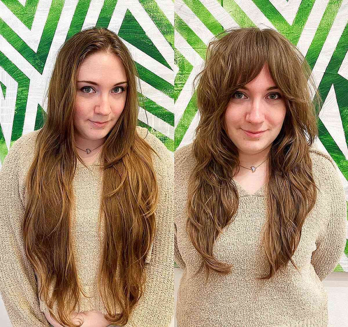 43 On-Trend Ways to Get a Shag with Curtain Bangs
