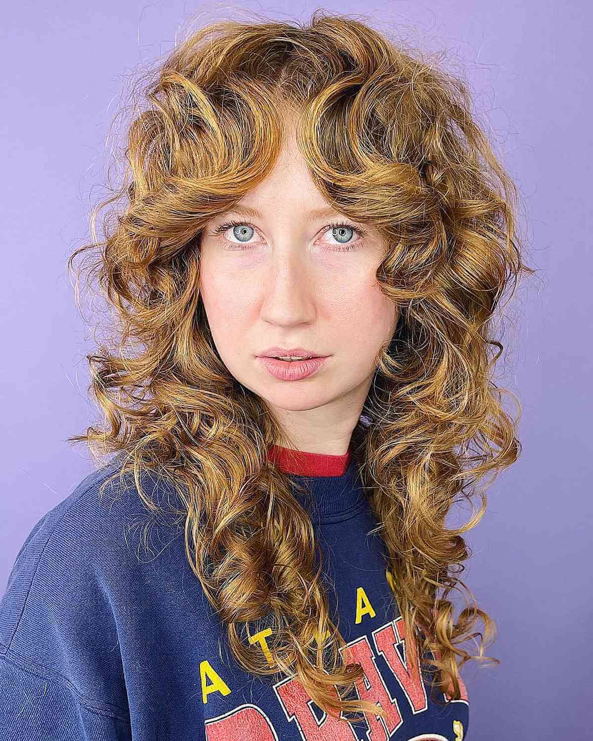 43 On-Trend Ways to Get a Shag with Curtain Bangs