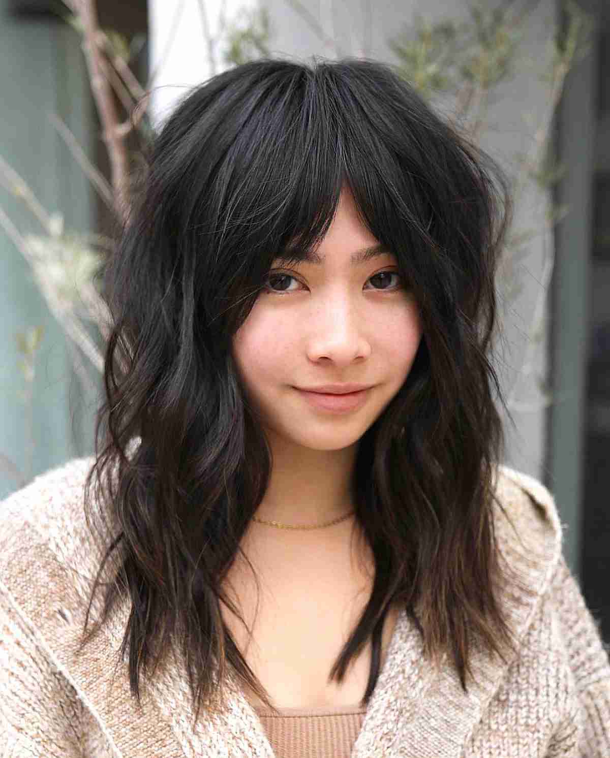40 Trendy Ways to Get Bottleneck Bangs Right Now