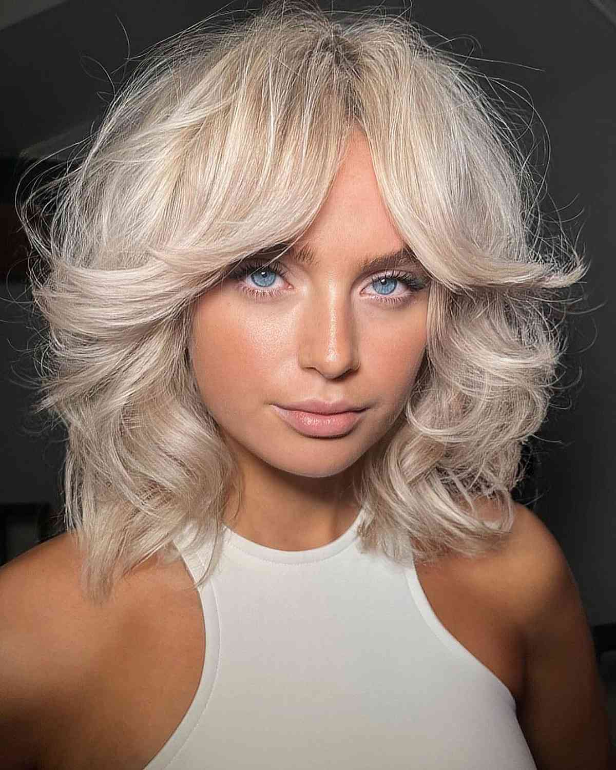 40 Trendy Ways to Get Bottleneck Bangs Right Now