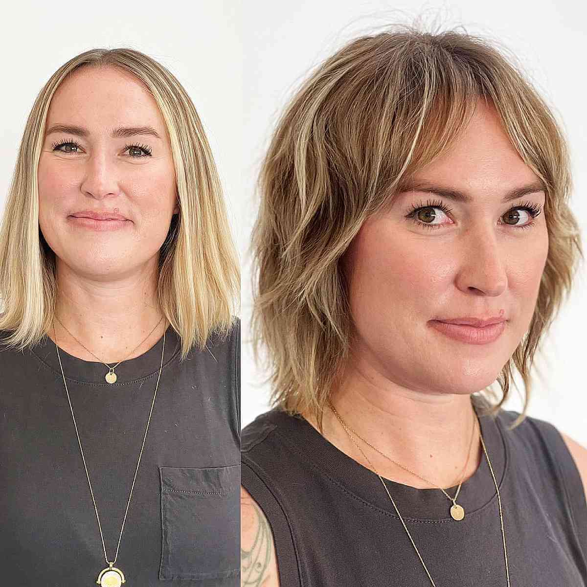 40 Trendy Ways to Get Bottleneck Bangs Right Now