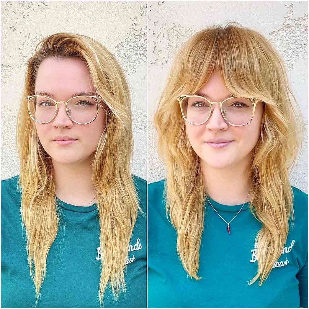 40 Trendy Ways to Get Bottleneck Bangs Right Now