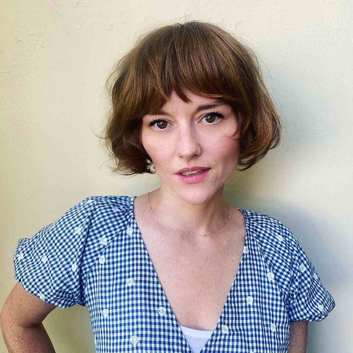 40 Trendy Ways to Get Bottleneck Bangs Right Now
