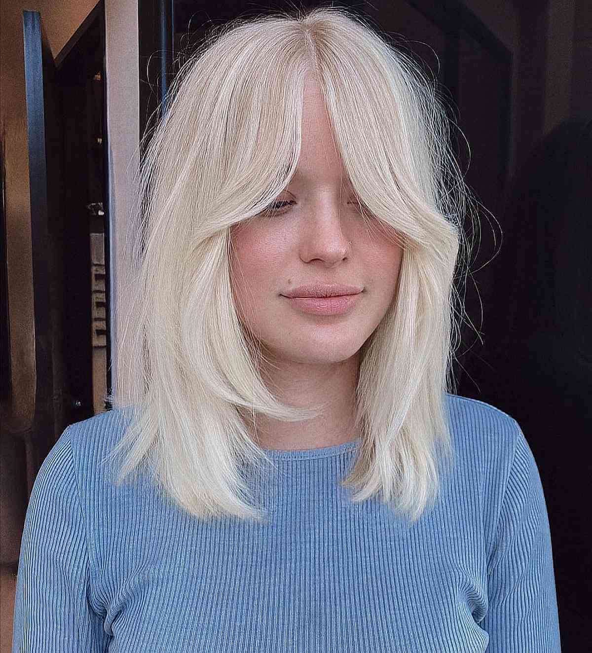 40 Trendy Ways to Get Bottleneck Bangs Right Now