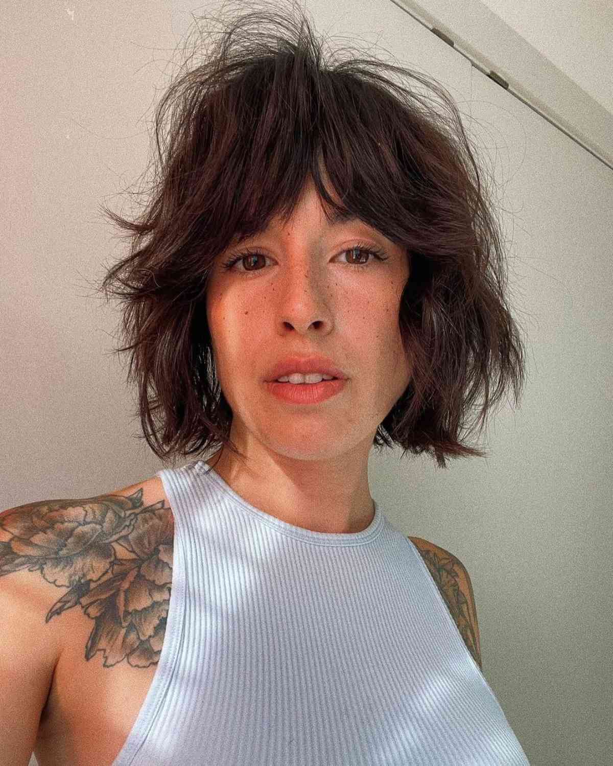 40 Trendy Ways to Get Bottleneck Bangs Right Now
