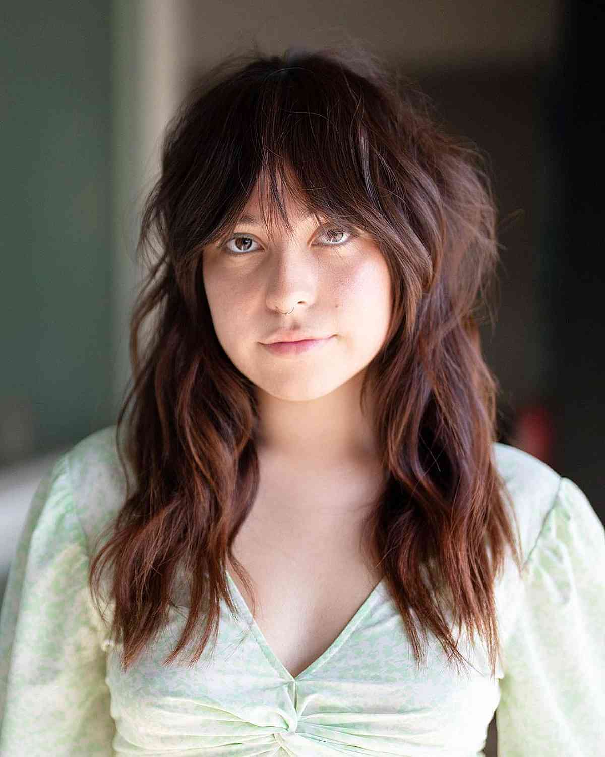 40 Trendy Ways to Get Bottleneck Bangs Right Now