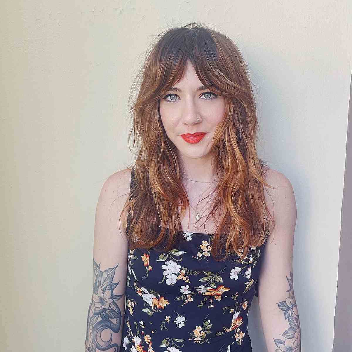 40 Trendy Ways to Get Bottleneck Bangs Right Now
