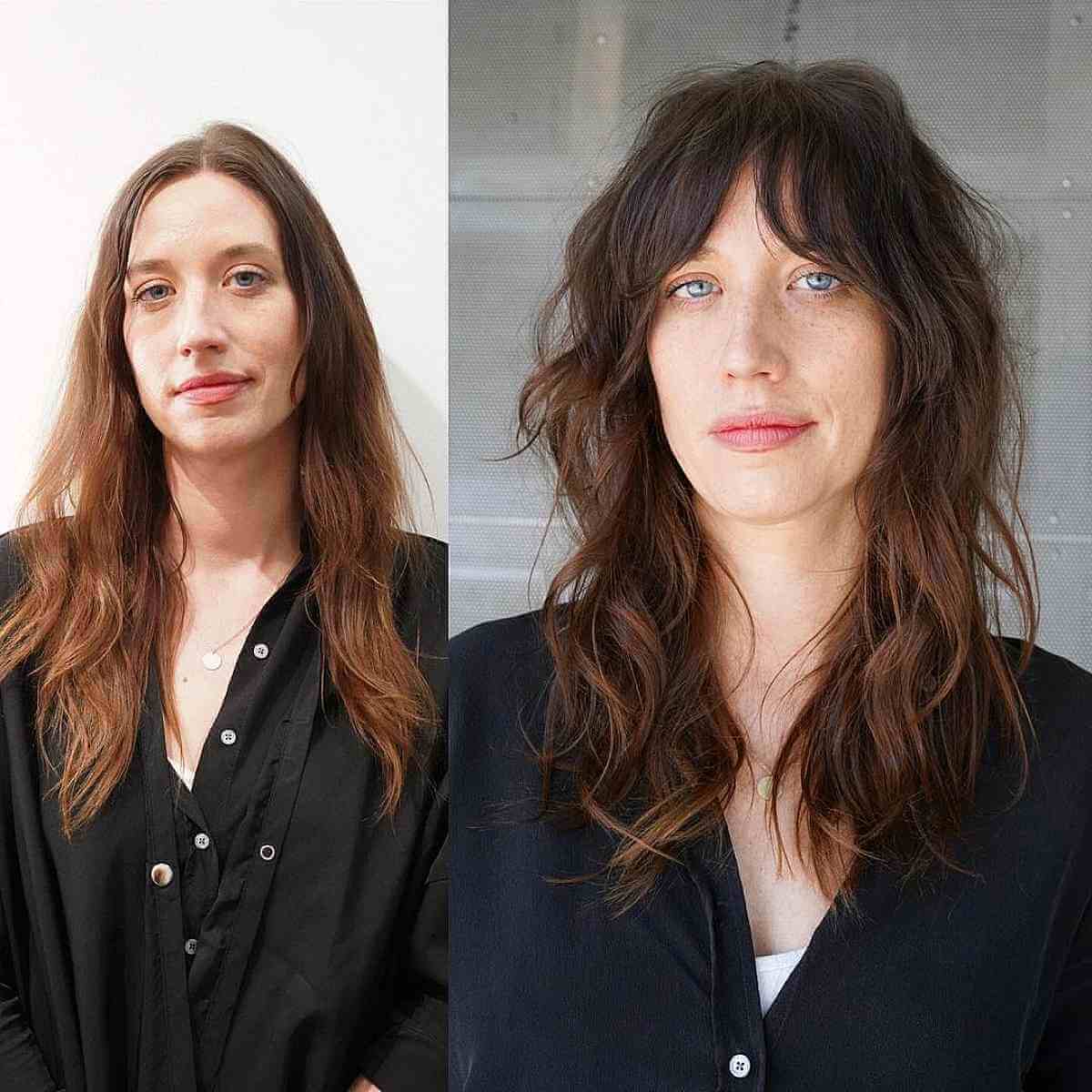 40 Trendy Ways to Get Bottleneck Bangs Right Now