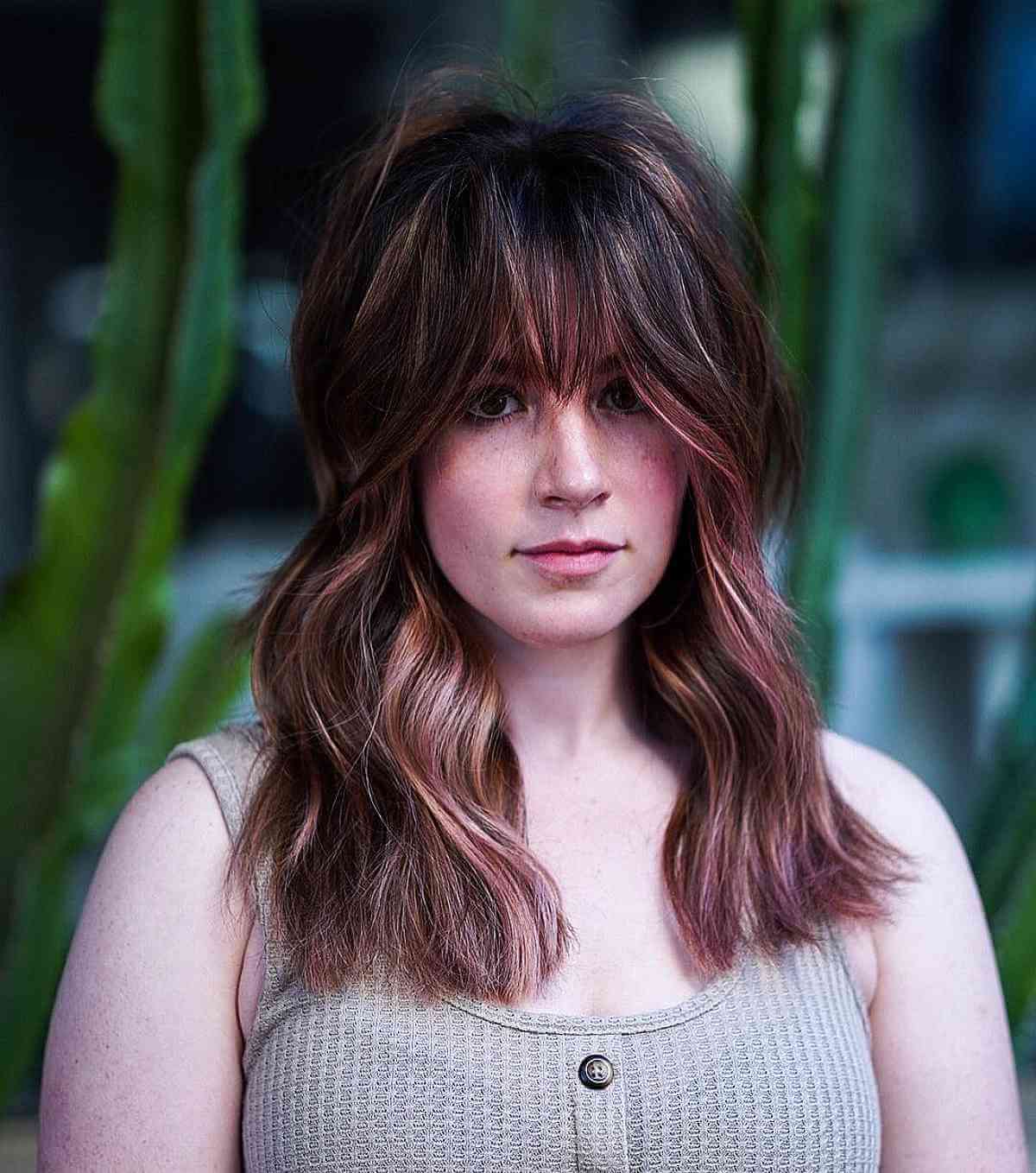 40 Trendy Ways to Get Bottleneck Bangs Right Now