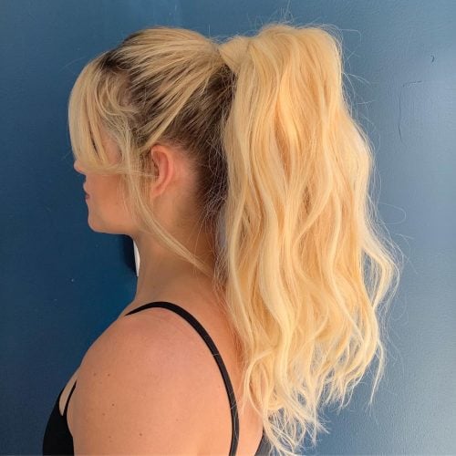 15 Cute Ponytails with Bangs to Copy for 2025
