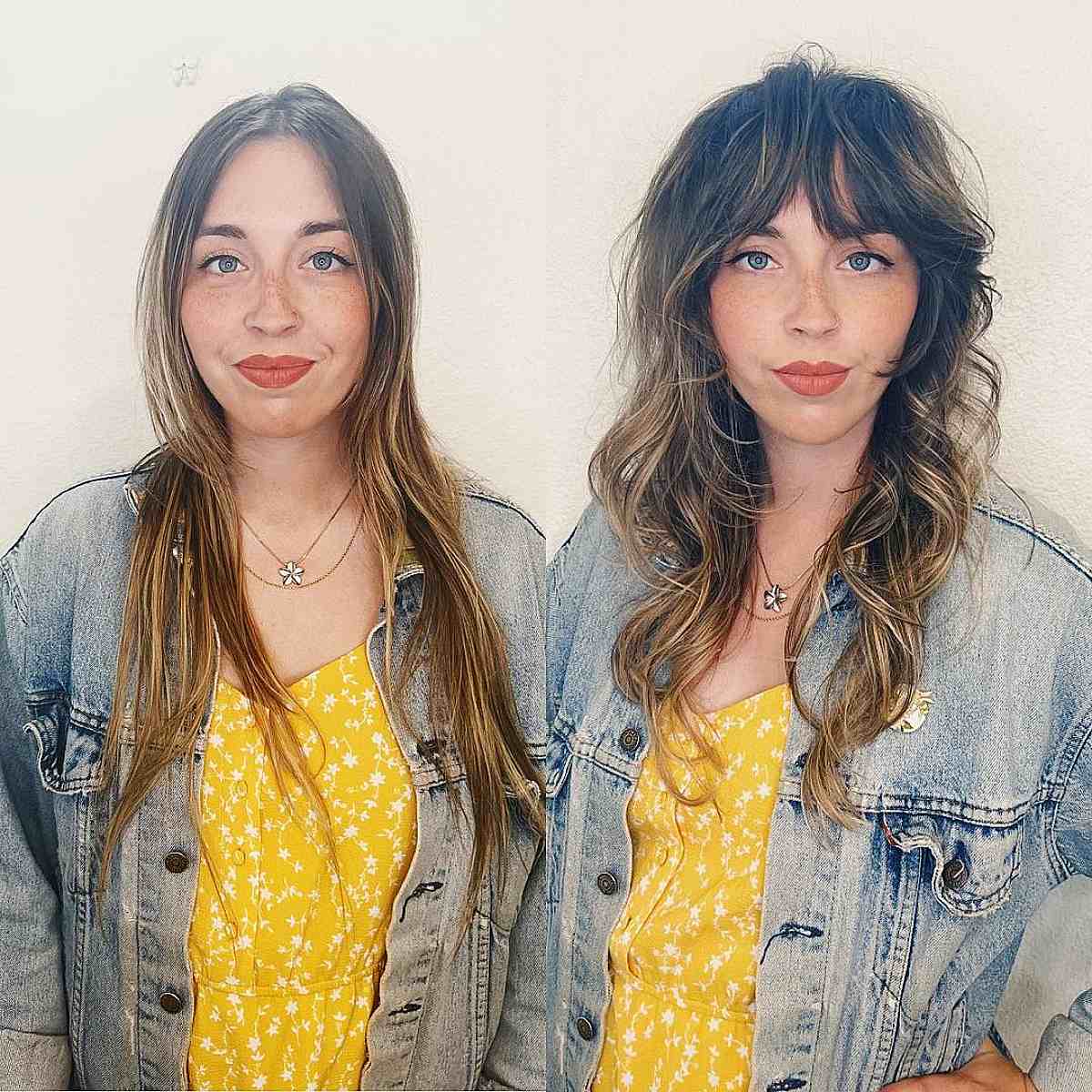 35 Greatest Ways to Pair a Wolf Cut with Bangs