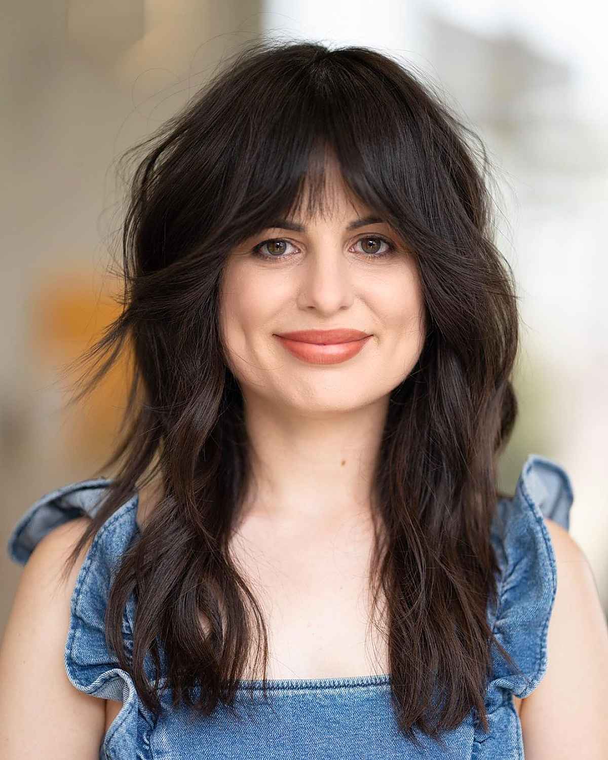 31 Flattering Ways to Wear Bangs for Square Face Shapes