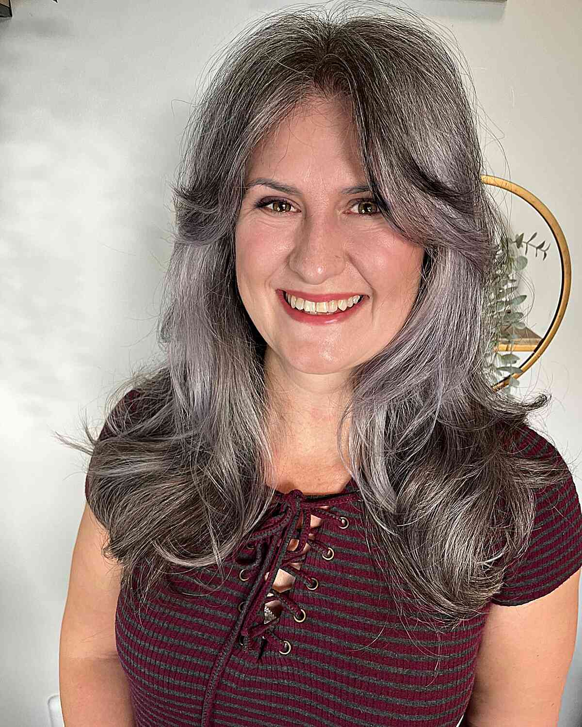 44 Trendy Long Curtain Bangs to See Before Deciding