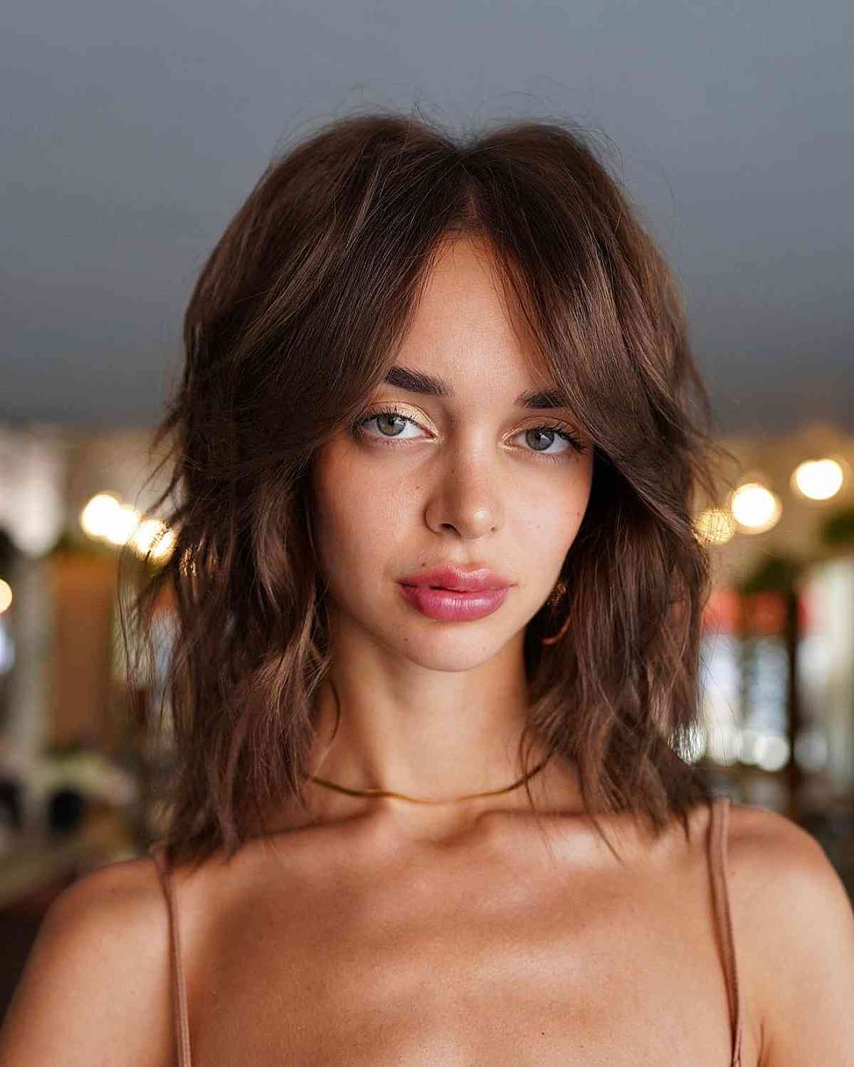 44 Trendy Long Curtain Bangs to See Before Deciding