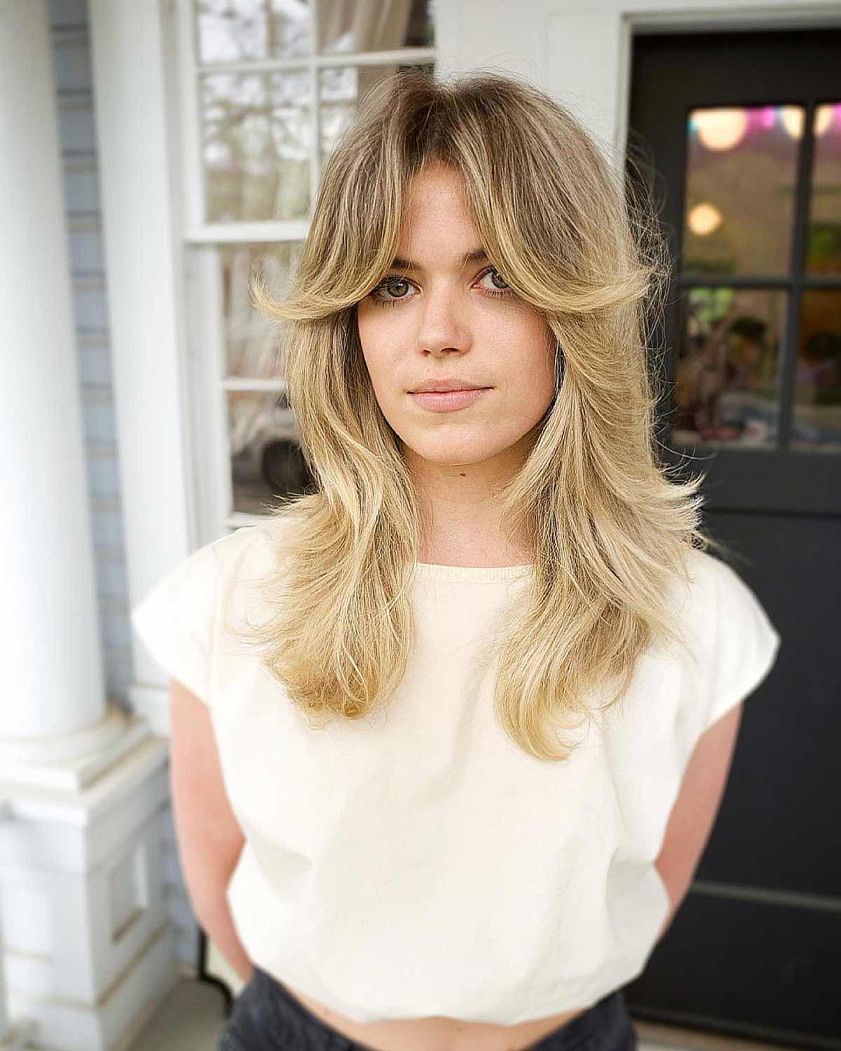 44 Trendy Long Curtain Bangs to See Before Deciding