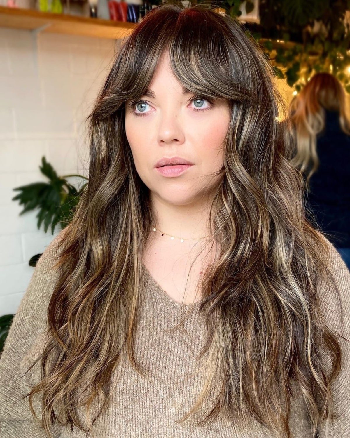 44 Trendy Long Curtain Bangs to See Before Deciding