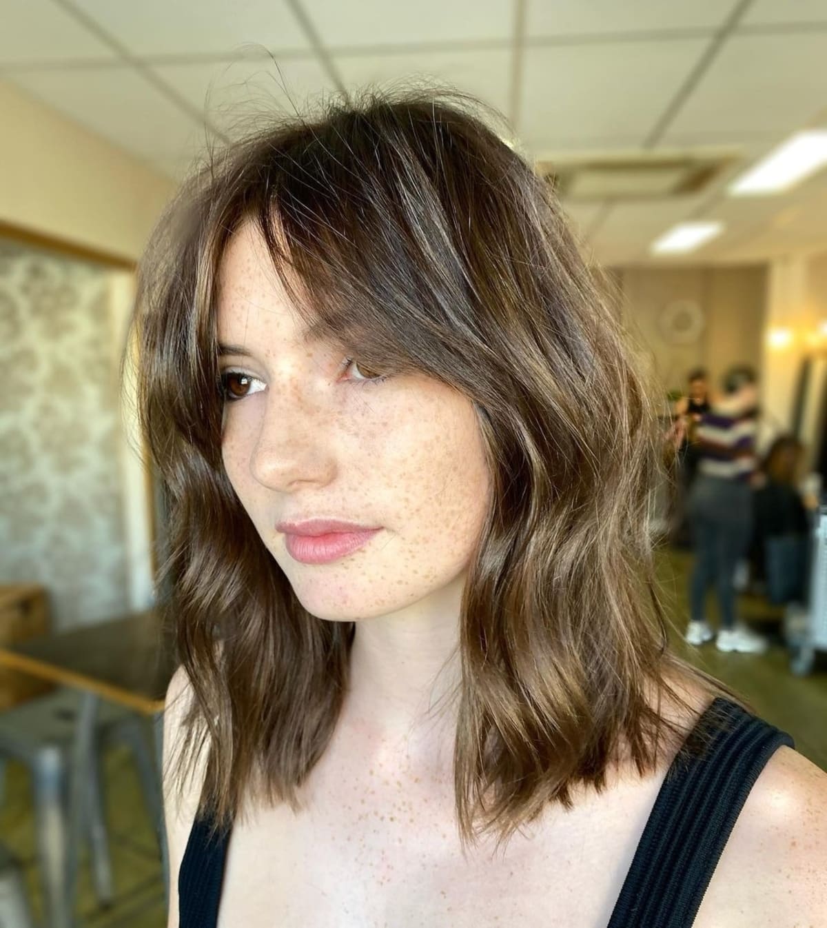 44 Trendy Long Curtain Bangs to See Before Deciding