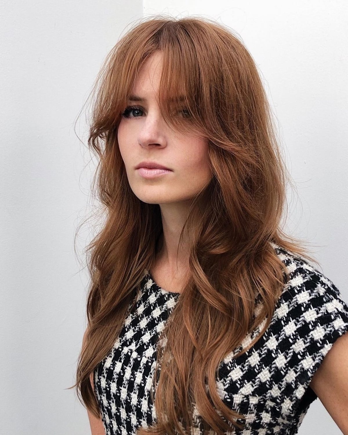44 Trendy Long Curtain Bangs to See Before Deciding