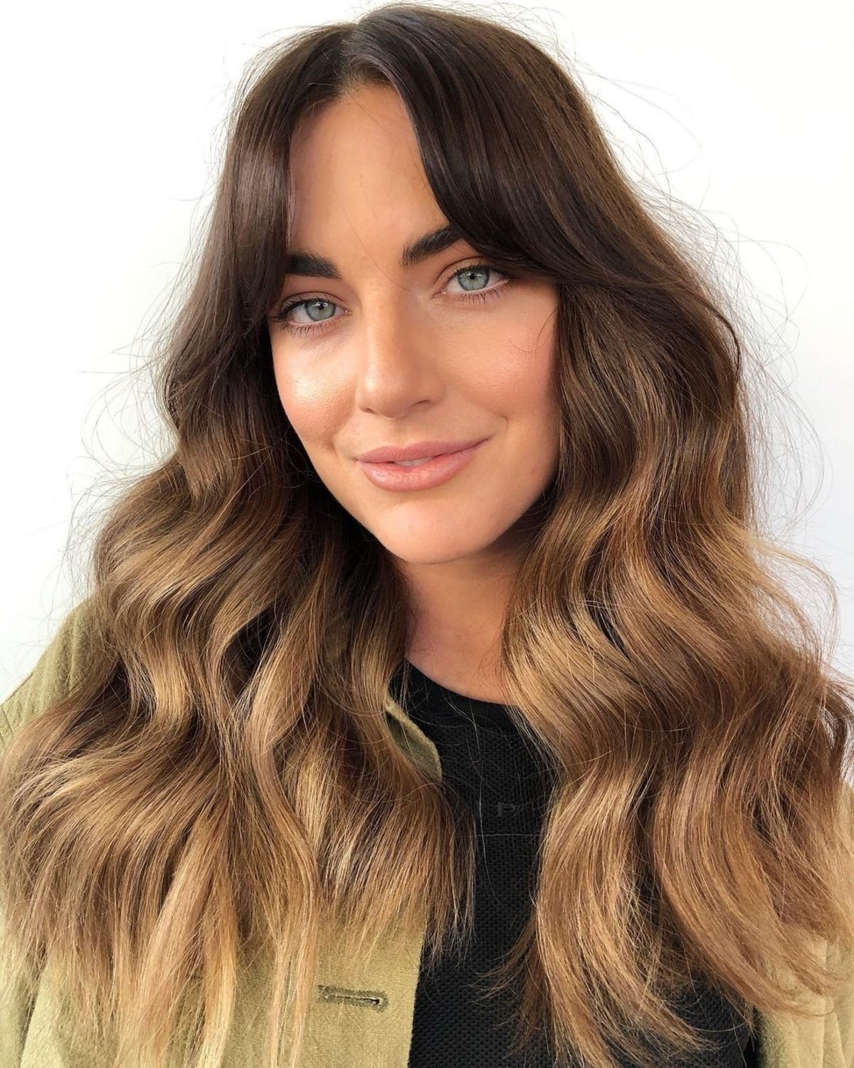 44 Trendy Long Curtain Bangs to See Before Deciding