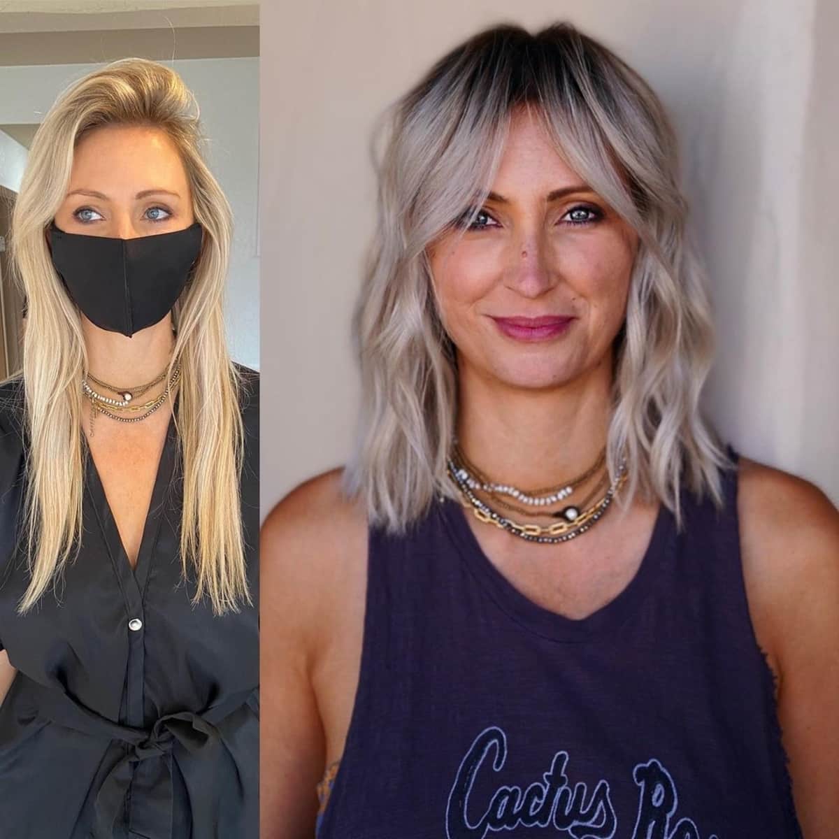 44 Trendy Long Curtain Bangs to See Before Deciding