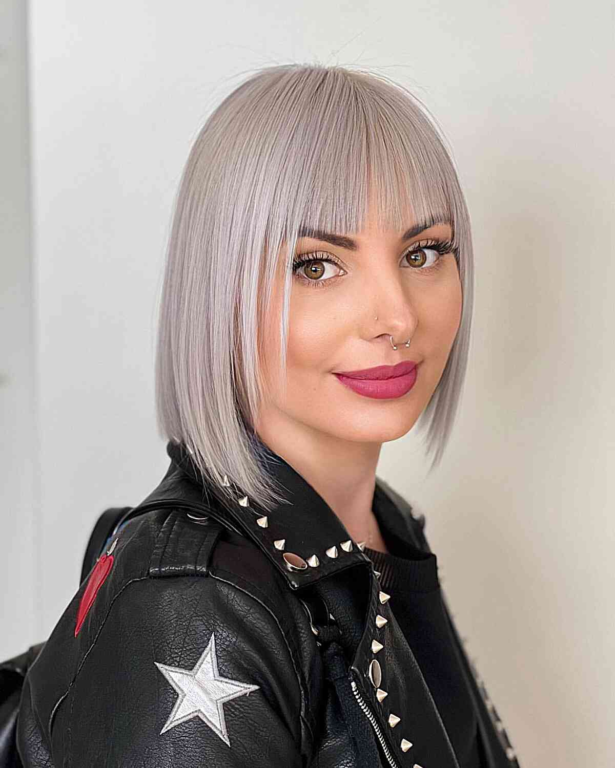 40 Cutest Ways to Pair Straight Hair With Bangs