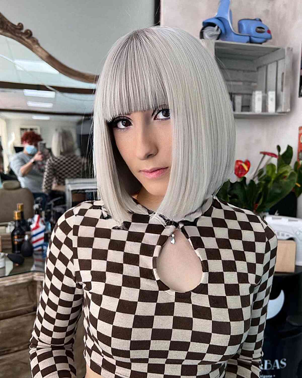 40 Cutest Ways to Pair Straight Hair With Bangs