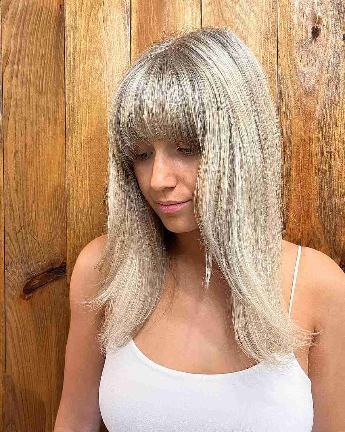 40 Cutest Ways to Pair Straight Hair With Bangs