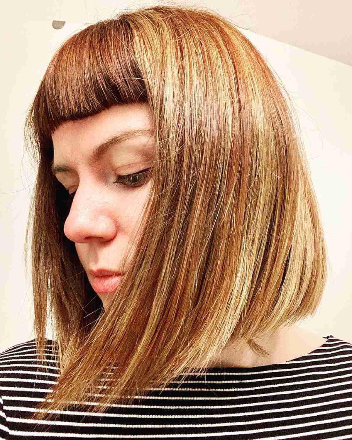 40 Cutest Ways to Pair Straight Hair With Bangs